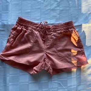 Old Navy Soft TENCEL Shorts – Peach Grove, Lightweight & Flowy (S)